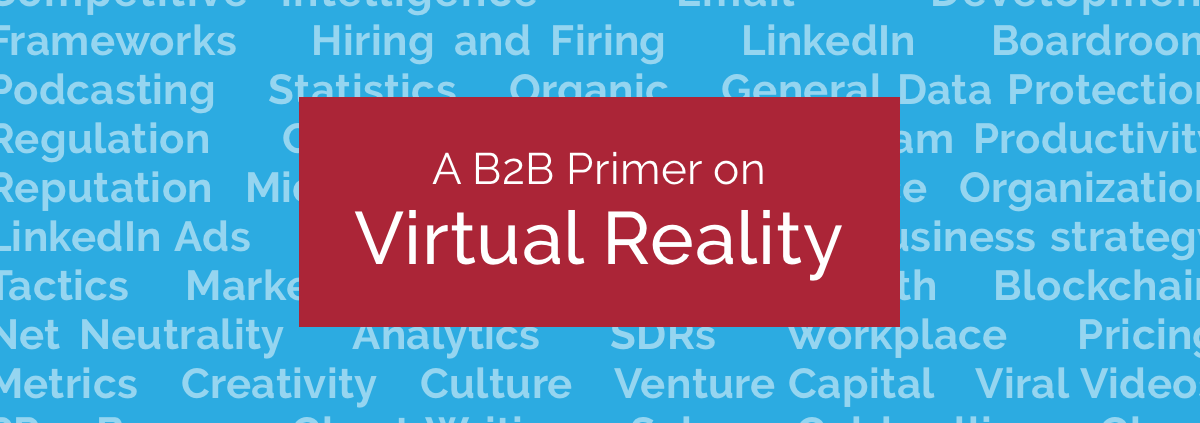A B2B Primer: VR