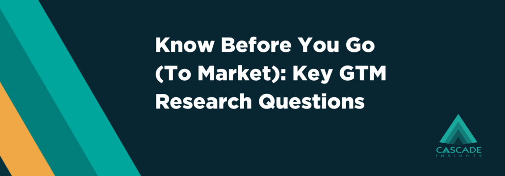 Know Before You Go (To Market)