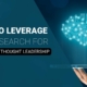 How to leverage B2B research for thought leadership